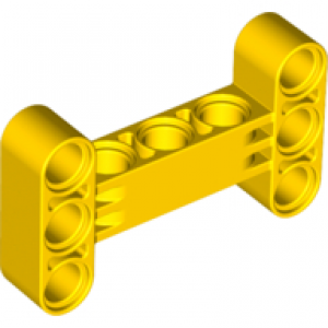technic hefbalk 3x5 haaks h vorm yellow